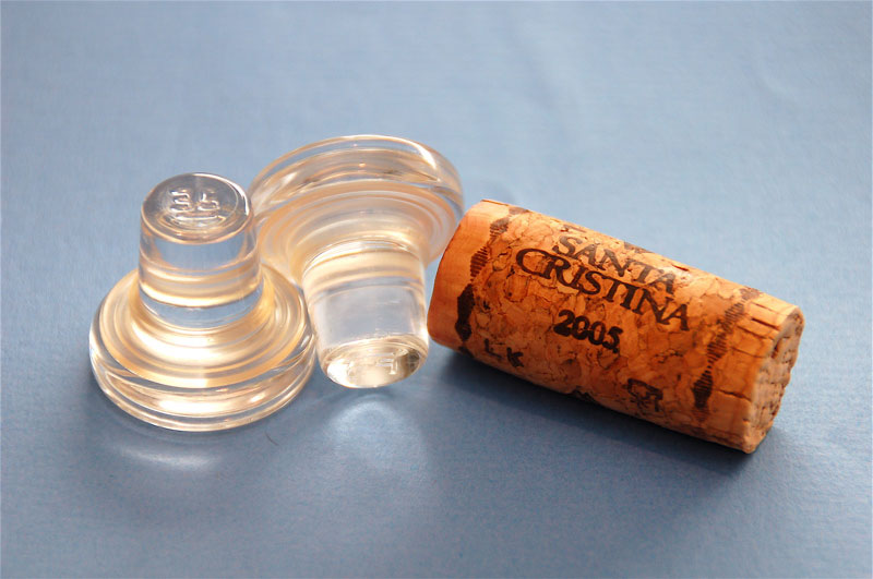 Corchos de vino sintéticos x 10 piezas 22mm Cierre de vino alternativo Ø 