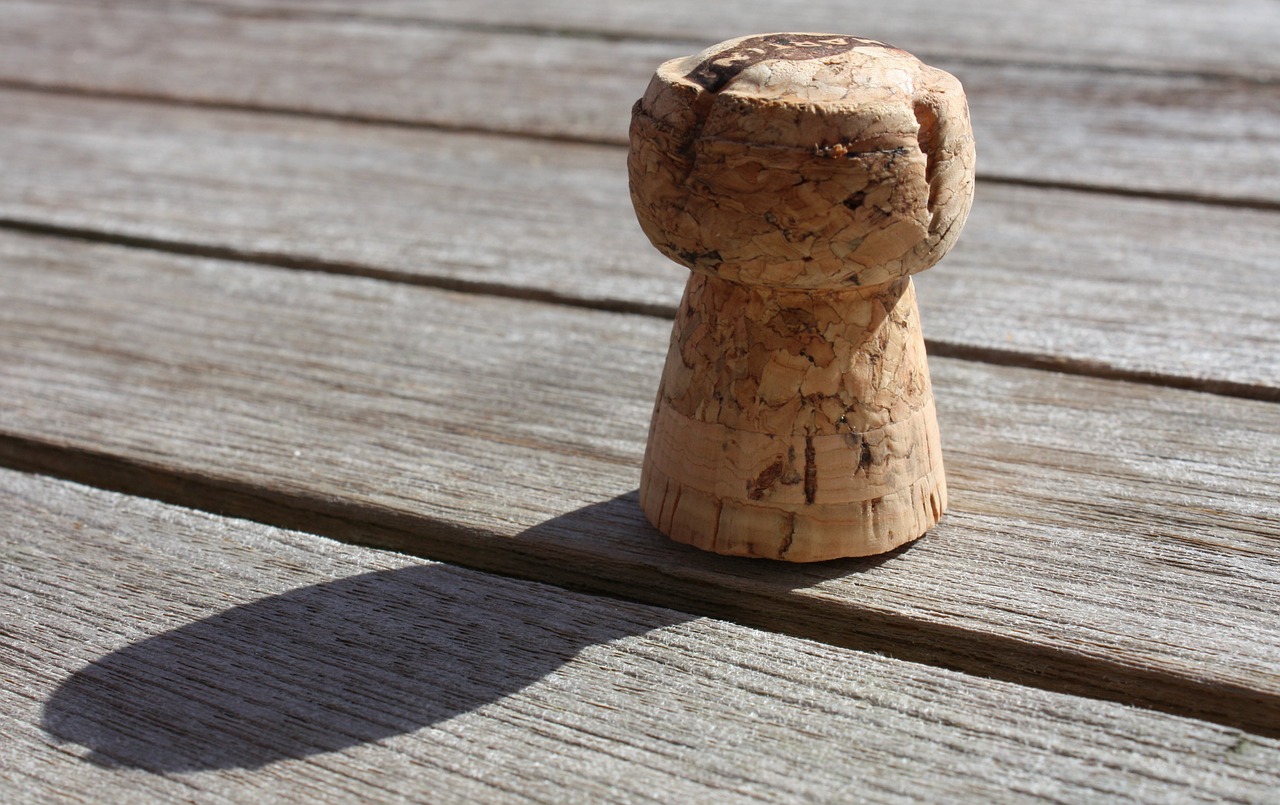 Tapones para botellas vino de madera