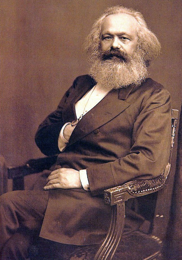 karl marx barba comunismo