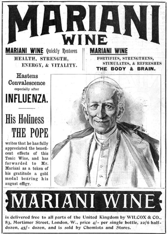 Papa León XIII - Vino Mariani