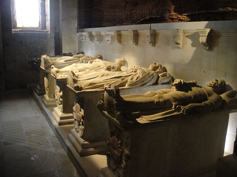 sepulcros reales santa maria real